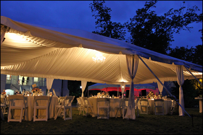 30x45 Frame at TGH with Liner and Uplighting